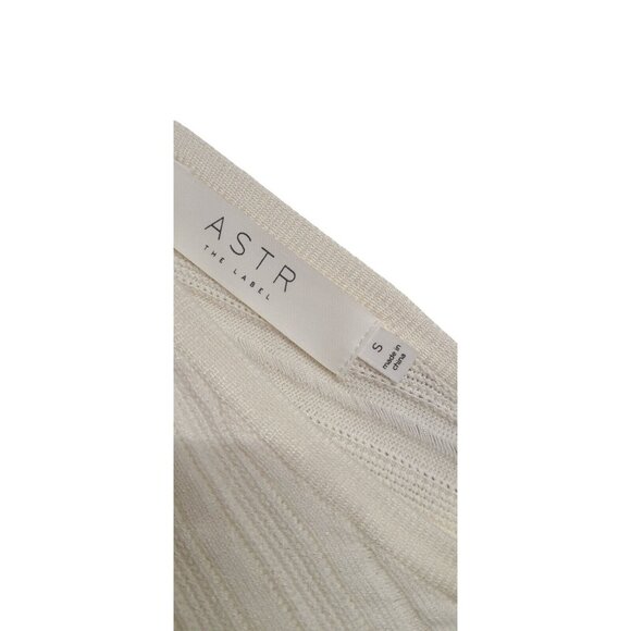 ASTR The Label Womens Small Ivory Bell Sleeve Highland Park Sweater - Picture 4 of 6